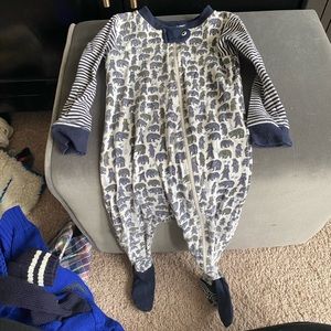 Burt's Bees Bear Footie PJs - 12M